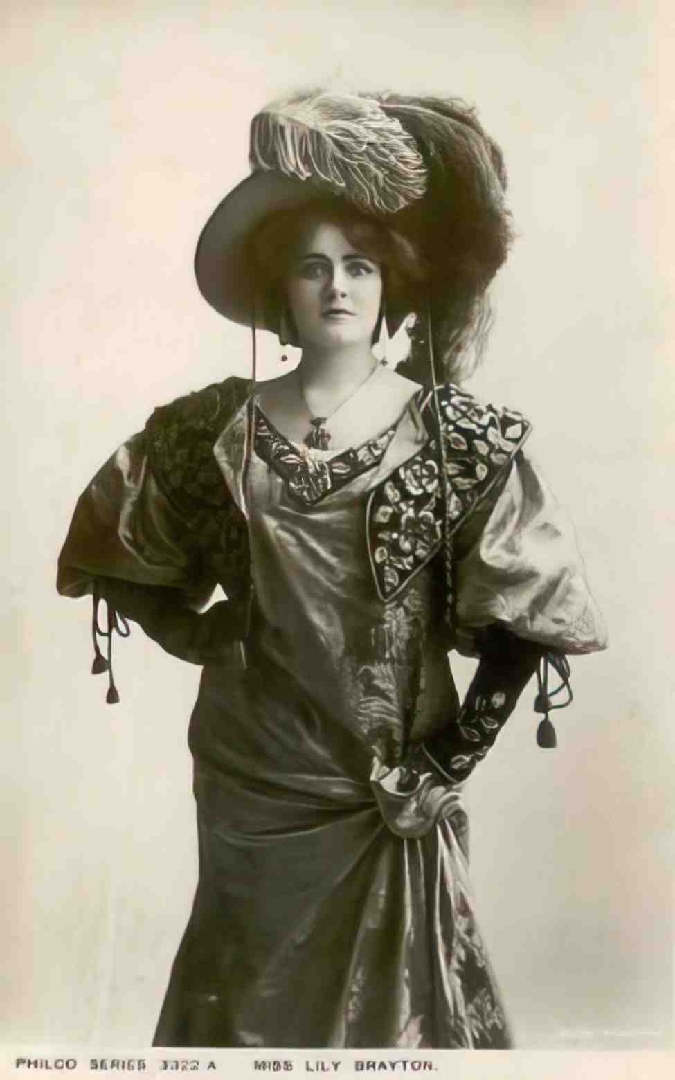 Actress Lily Brayton Vintage A4 Photo Print