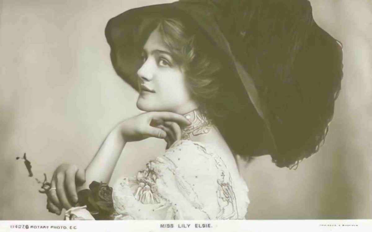 Actress Lily Elsie III Vintage A4 Photo Print