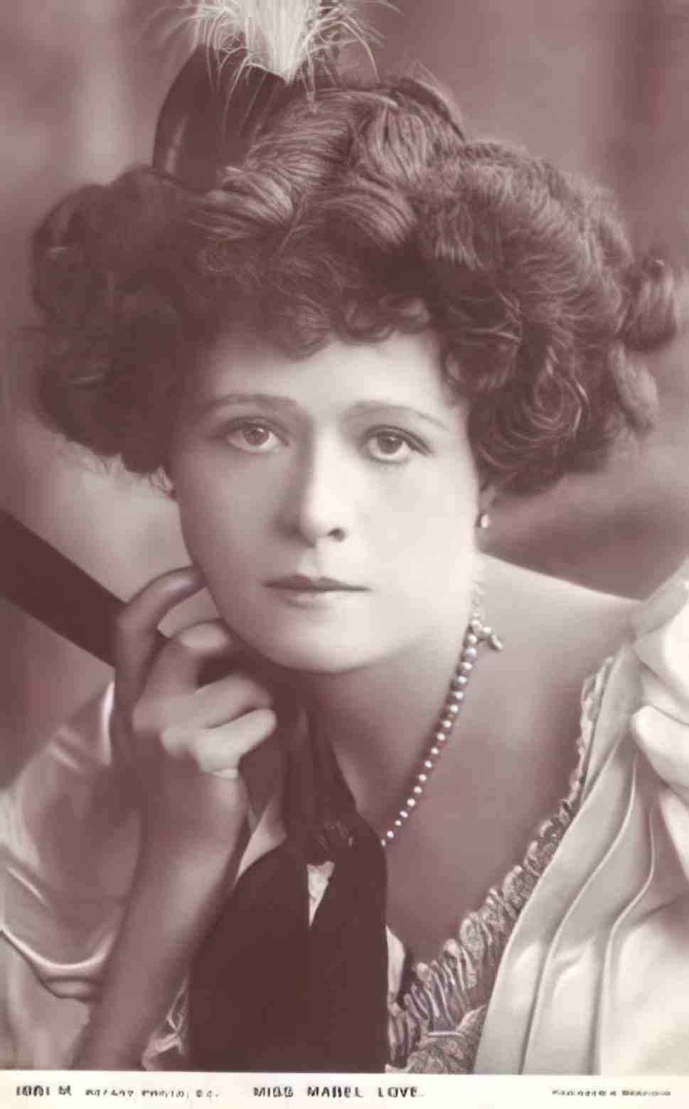 Actress Mabel Love Vintage A4 Photo Print