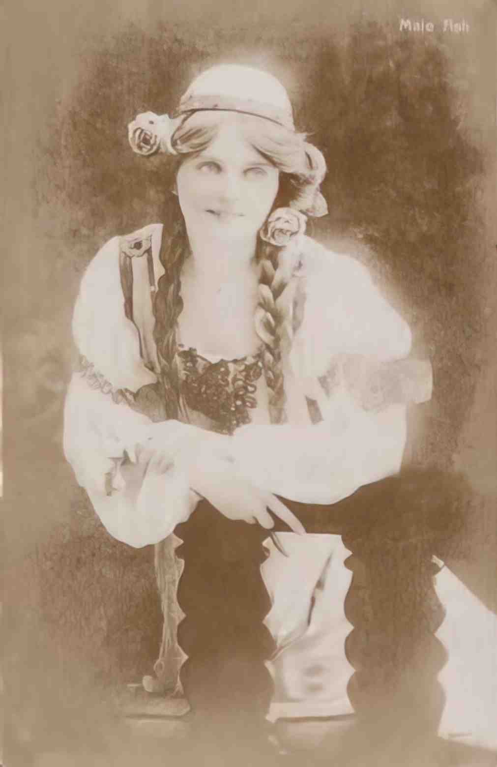 Actress Maie Ash Vintage A4 Photo Print