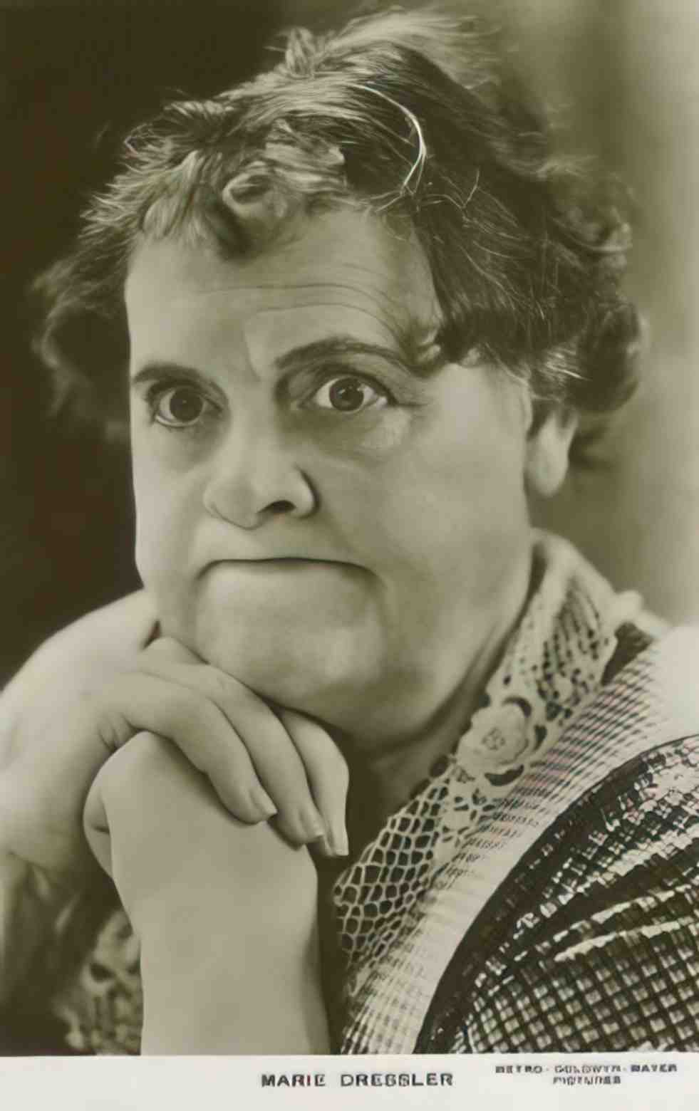 Actress Marie Dressler Metro Goldwyn Mayer Vintage A4 Photo Print
