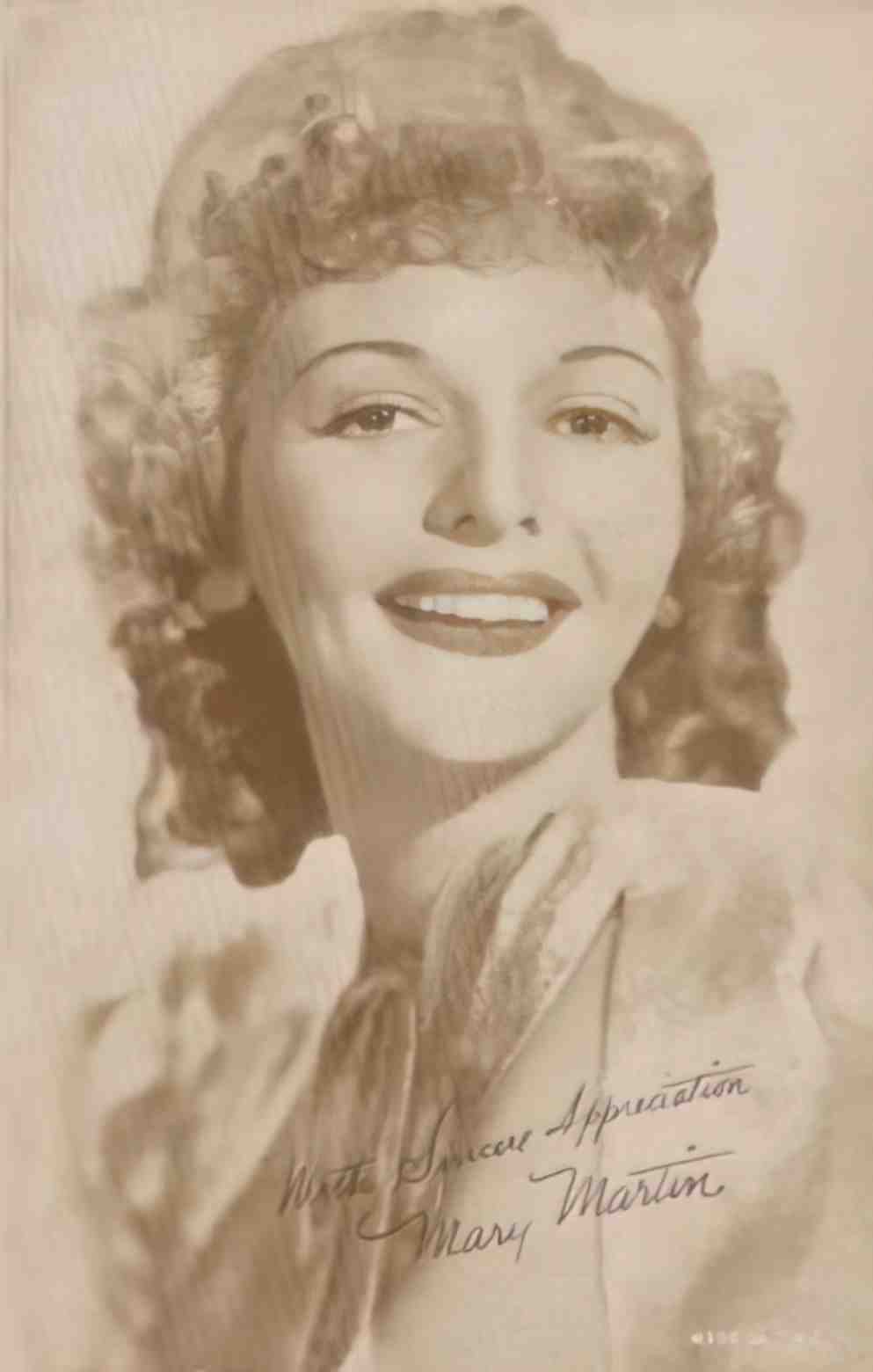Actress Mary Martin Vintage A4 Photo Print
