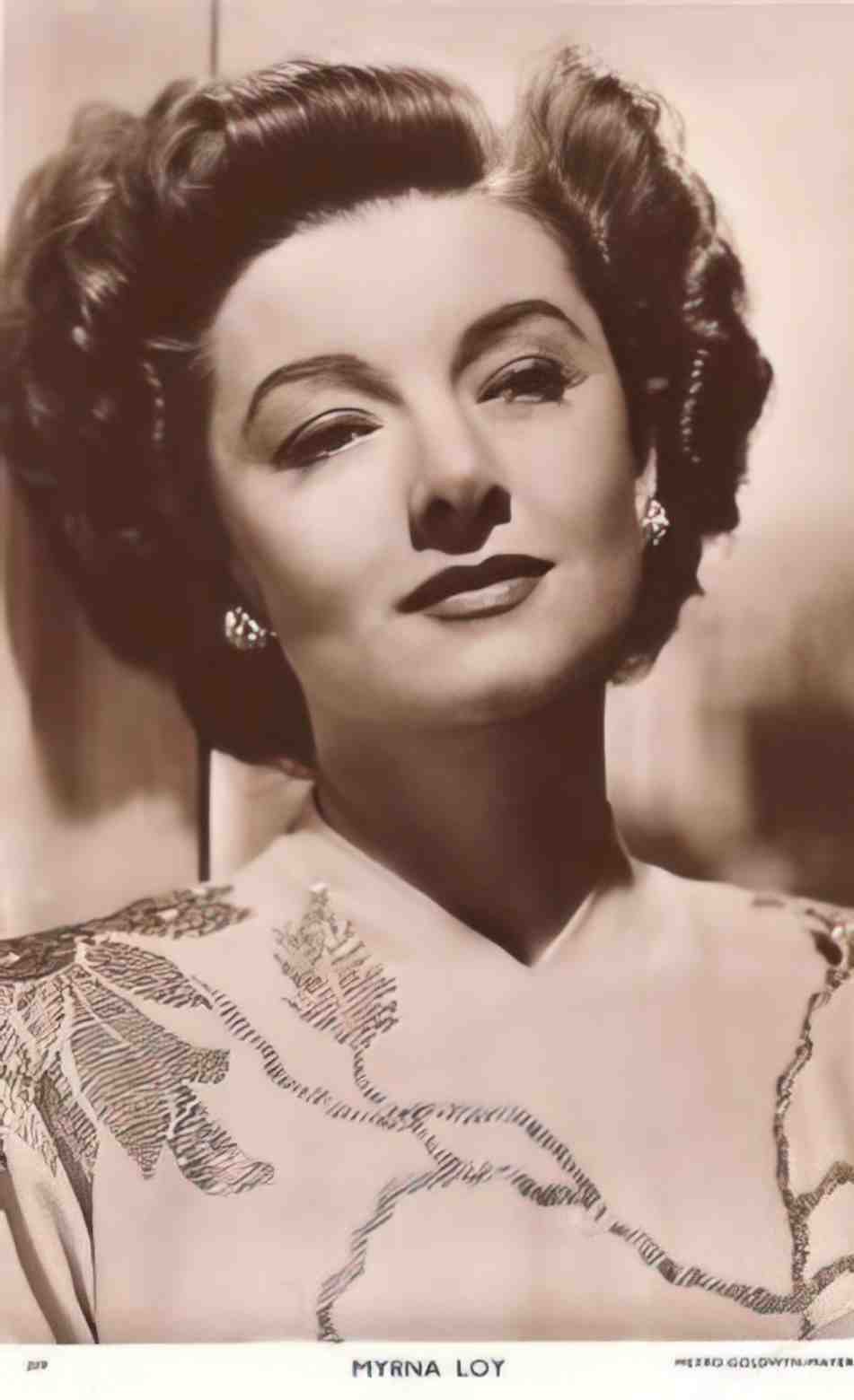 Actress Myrna Loy Vintage A4 Photo Print