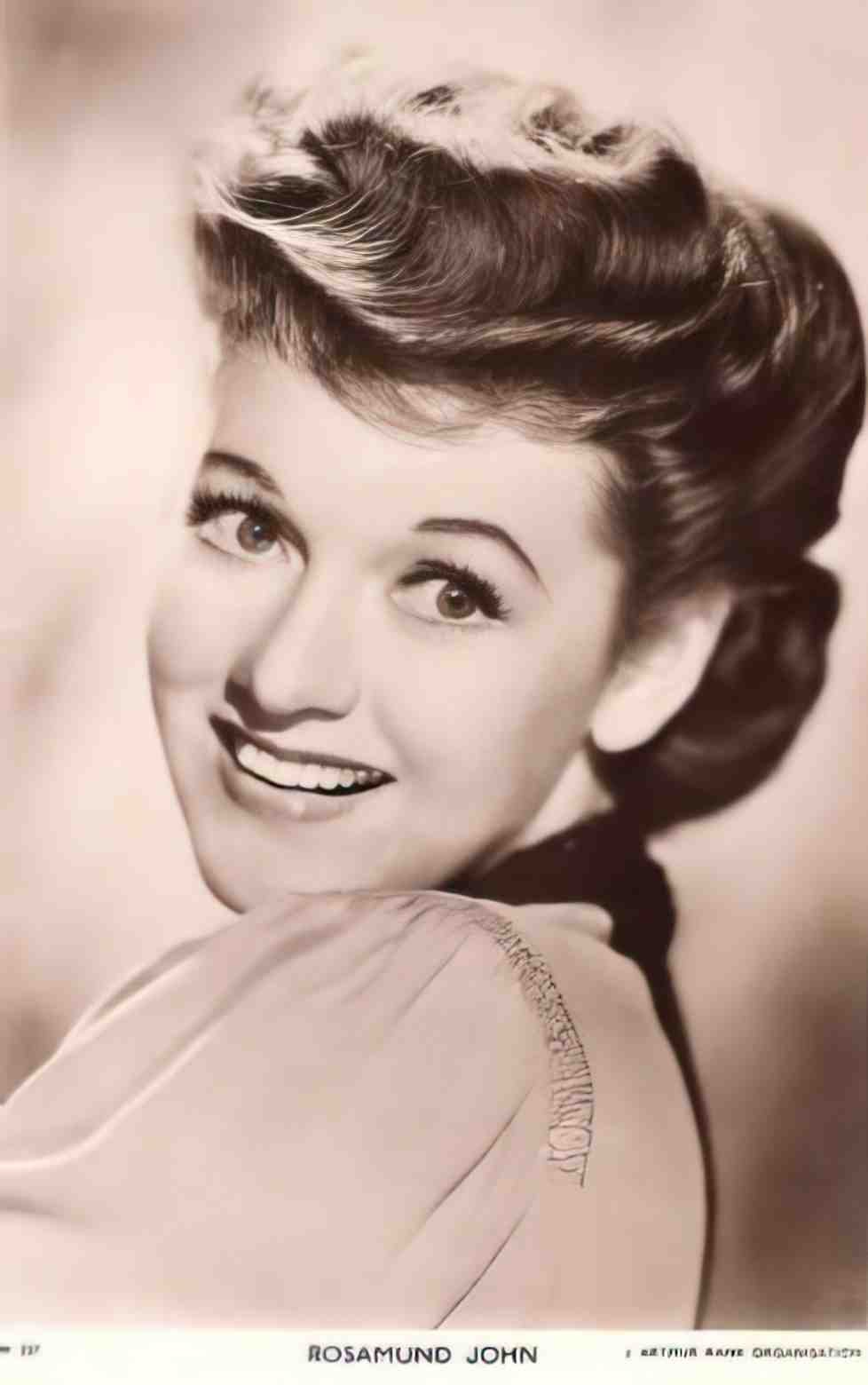 Actress Rosamund John Vintage A4 Photo Print