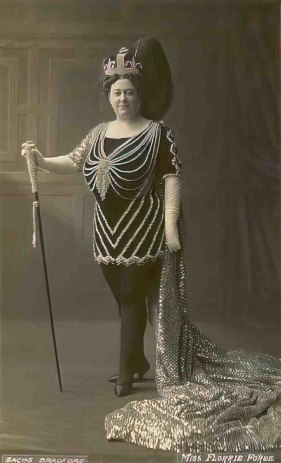 Actress and Singer Florrie Forde 1900s Vintage A4 Photo Print