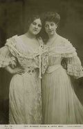 Actresses Edna May and Jane May Vintage A4 Photo Print