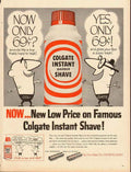 Ad For Colgate Instant Barber Shave barber advert A4 Photo Print
