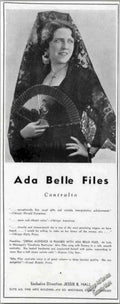 Ada Belle Files Vintage Retro Advert Ads A4 Photo Print