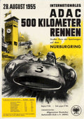 Adac Nuerburgring Race 2 Vintage Retro Advert Poster A4 Photo Print