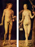Adam And Eve Durer A4 Photo Print