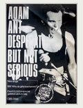 Adam Ant Desperate Vintage Retro Advert Poster A4 Photo Print