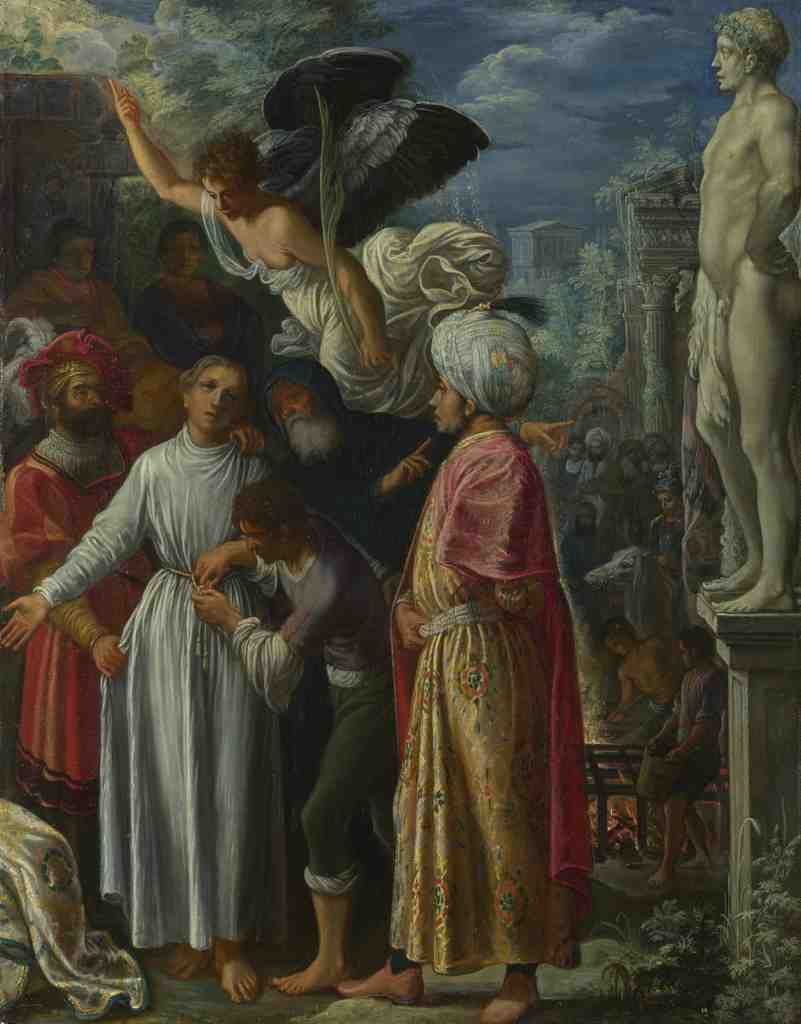 Adam Elsheimer Saint Lawrence prepared for Martyrdom A4 Photo Print