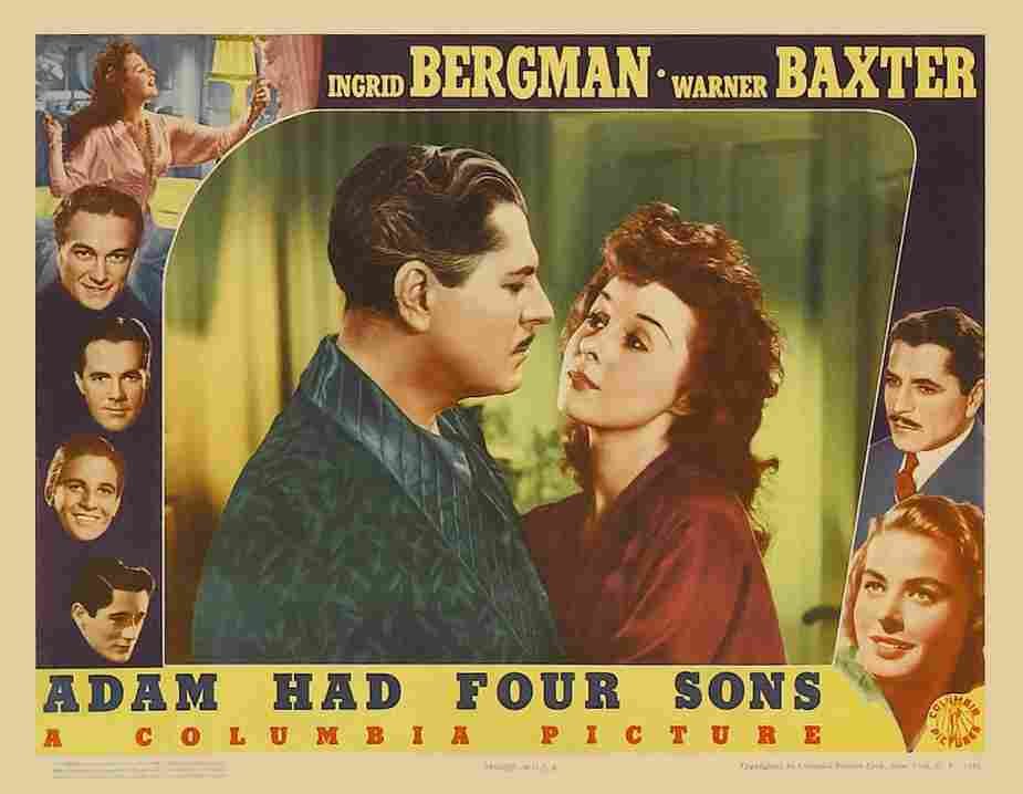 Adam Had Four Sons 04 film star poster A4 Photo Print