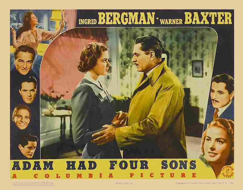 Adam Had Four Sons 05 film star poster A4 Photo Print