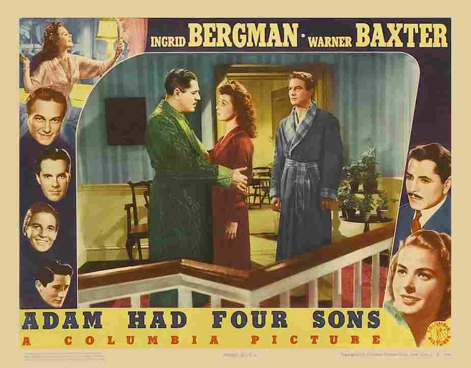 Adam Had Four Sons 06 film star poster A4 Photo Print