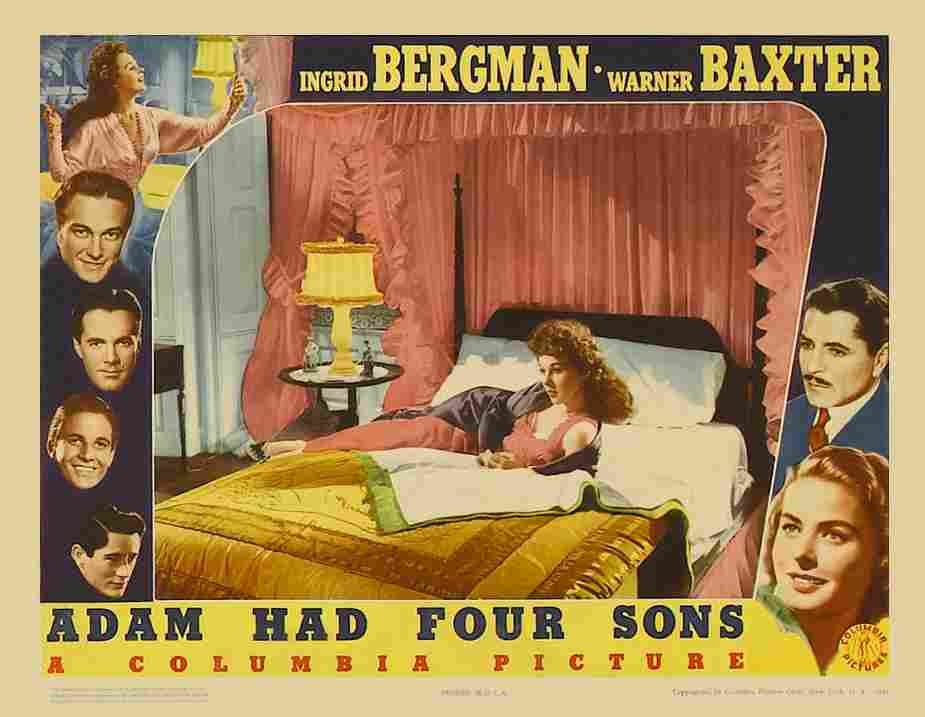 Adam Had Four Sons 09 film star poster A4 Photo Print
