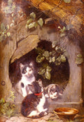 Adam Julius Playful Kittens Art A4 Photo Print
