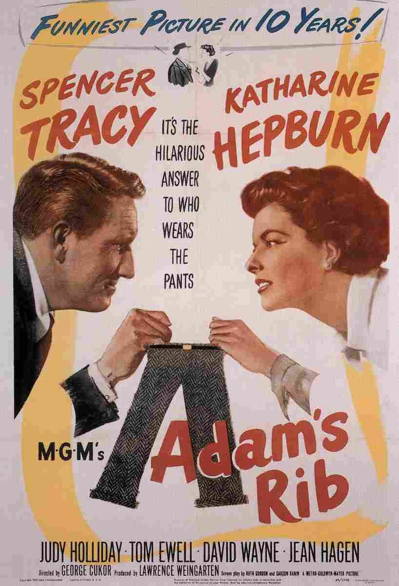 Adams Rib 1949 01 film star poster A4 Photo Print