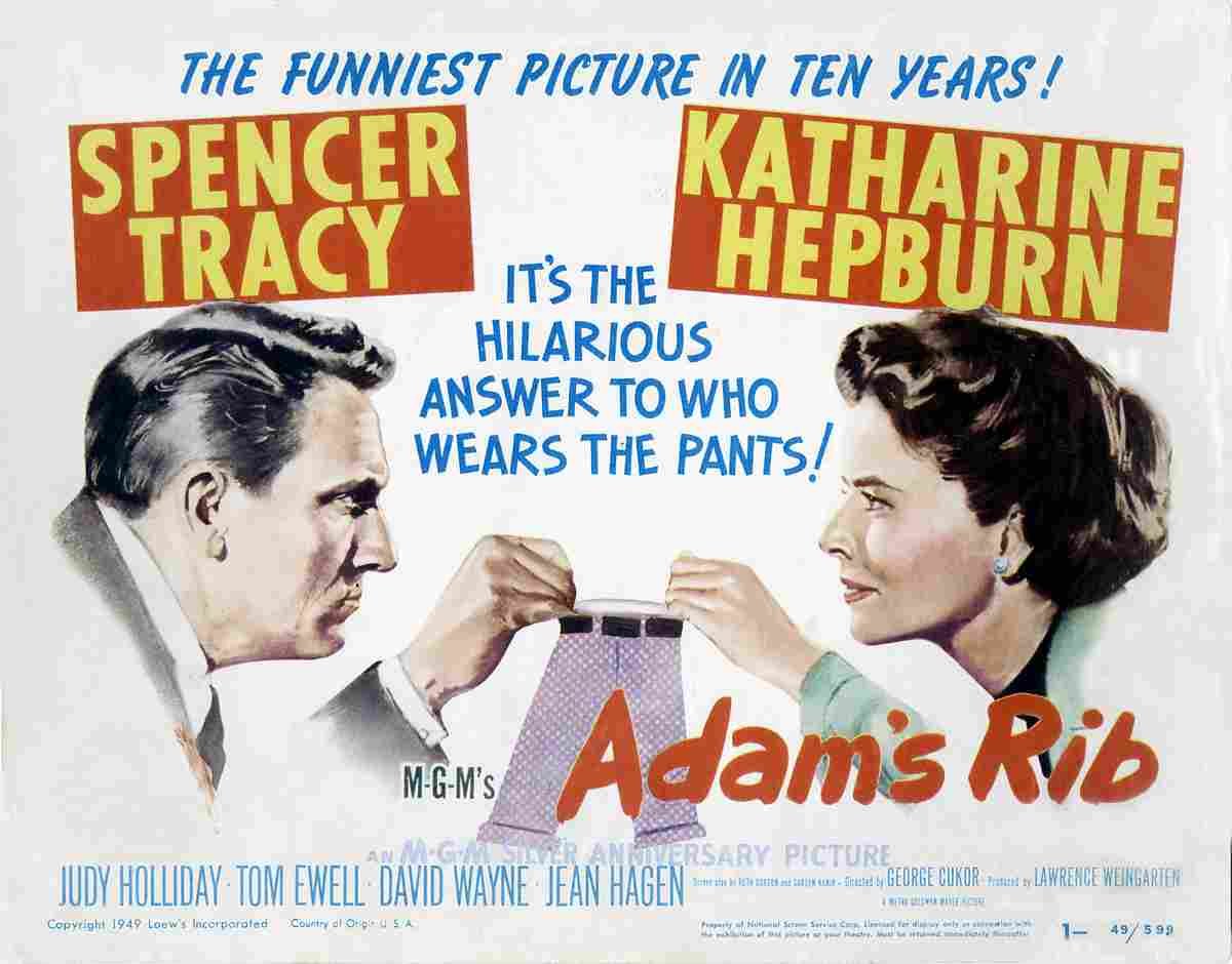 Adams Rib 1949 02 film star poster A4 Photo Print