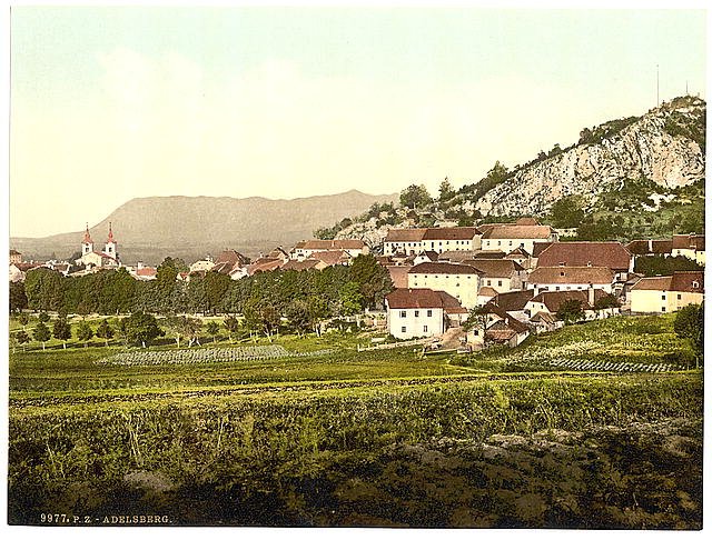 Adelsberg general view Carniola Vintage A4 Photo Print
