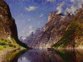 Adelsteen Normann View Of A Fjord Large A4 Photo Print