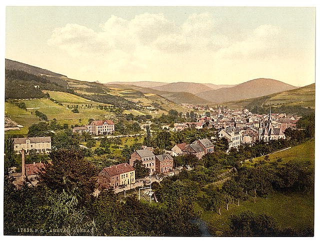 Adenau Ahrthal the Rhine Vintage A4 Photo Print