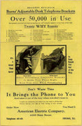 Adjustable Desk Telephone Vintage Retro Advert Ads A4 Photo Print