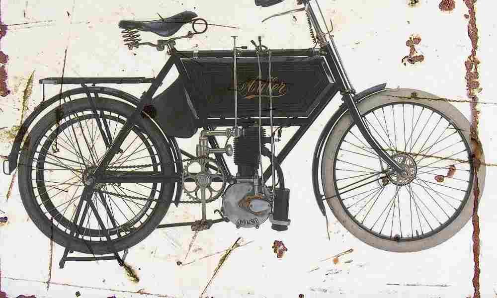 Adler 1902 Aged Vintage A4 Photo Print