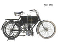 Adler 1902 motorbike A4 Photo Print