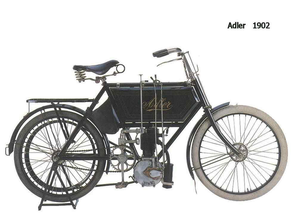 Adler 1902 motorbike A4 Photo Print