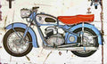 Adler MB200 1954 Aged Vintage A4 Photo Print