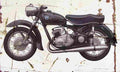 Adler MB250 1954 Aged Vintage A4 Photo Print