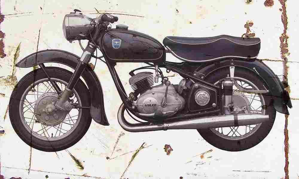 Adler MB250 1954 Aged Vintage A4 Photo Print