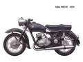 Adler MB250 1954 motorbike A4 Photo Print