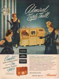 Admiral Console Home Vintage Retro Advert Ads A4 Photo Print