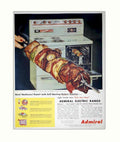 Admiral Electric Range Vintage Retro Advert Poster A4 Photo Print