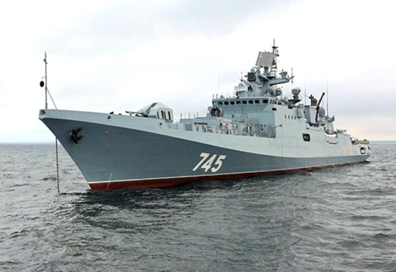 Admiral Grigorovich 745 Guided Missile Frigate Russian Navy Military A4 Photo Print