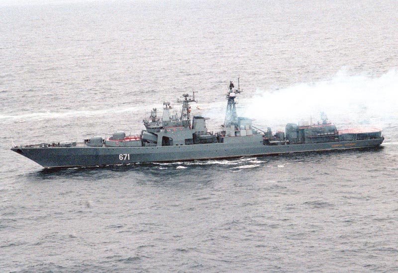 Admiral Levchenko 605 Guided Missile Destroyer Military A4 Photo Print