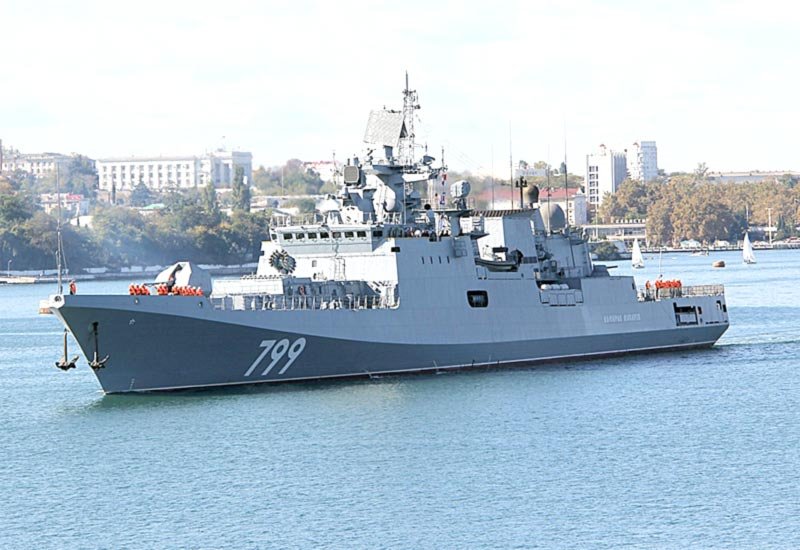 Admiral Makarov 799 Guided Missile Frigate Warship Russian Navy 2 Military A4 Photo Print