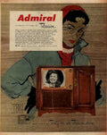 Admiral Television Screen Vintage Retro Advert Ads A4 Photo Print