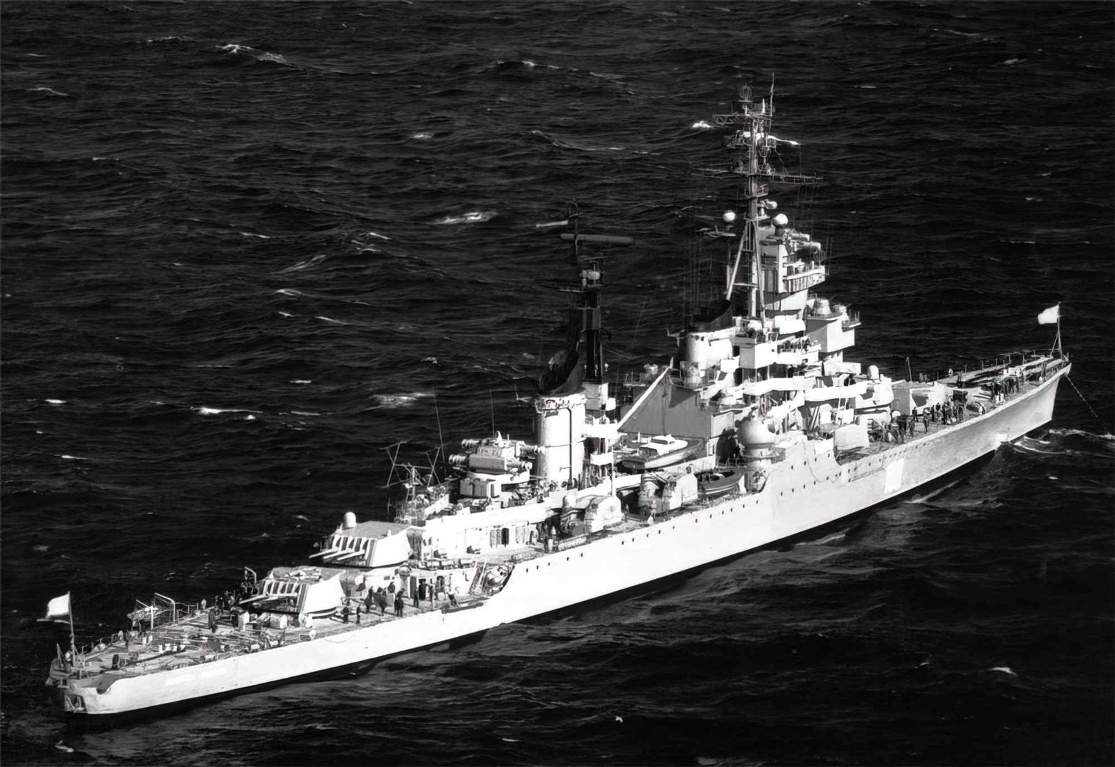 Admiral Ushakov Sverdlov Class Cruiser Warship Soviet Navy (2) Military A4 Photo Print