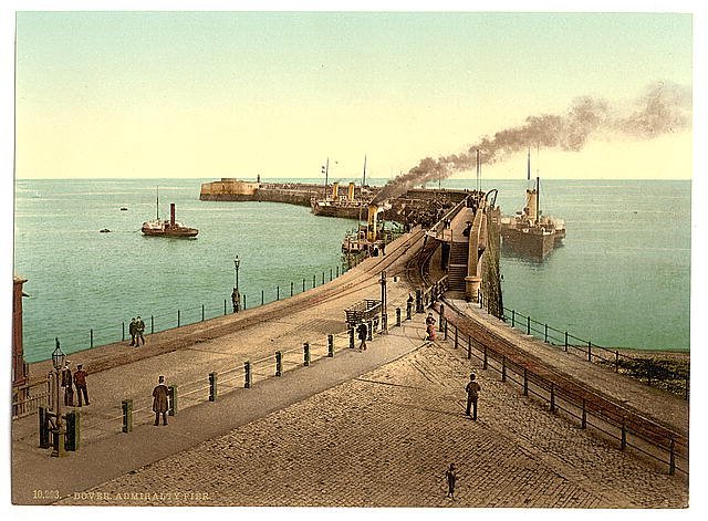 Admiralty Pier Dover Vintage A4 Photo Print