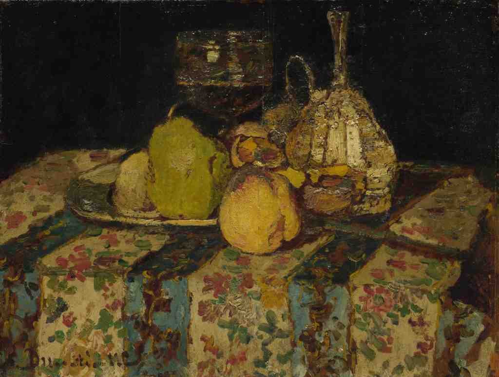Adolphe Monticelli Still Life Fruit A4 Photo Print