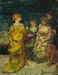 Adolphe Monticelli Subject Composition A4 Photo Print