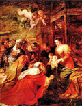 Adoration Of The Magi Rubens A4 Photo Print