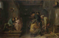 Adriaen Brouwer Tavern Scene A4 Photo Print