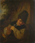 Adriaen van Ostade A Peasant holding a Jug and a Pipe A4 Photo Print