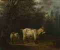 Adriaen van de Velde A Goat and a Kid A4 Photo Print
