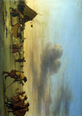 Adriaen van de Velde Golfers on the Ice near Haarlem A4 Photo Print