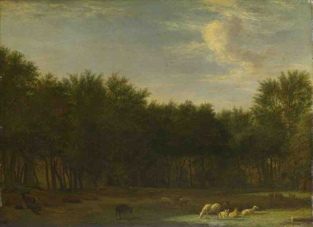 Adriaen van de Velde The Edge of a Wood A4 Photo Print